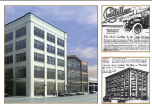 1911-2012 CADILLAC SHOWROOM & 1911 AD